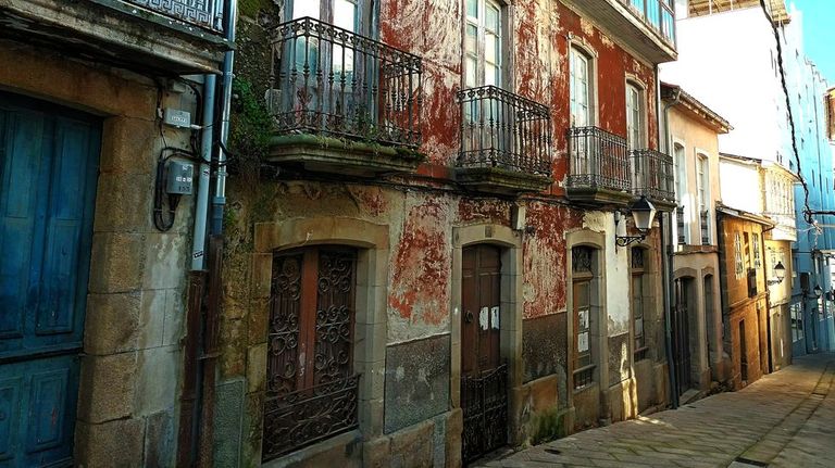 Aspecto actual de la casa de A Calexa en la que residi� la familia Usatorre Ledo