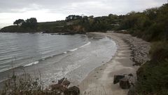 Playa Naval, en Oleiros, en una imagen de archivo.