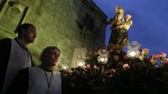 Misa y procesi&oacute;n de la Virgen del Rosario del 2014. 