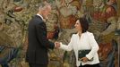 La fiscala general del Estado, Teresa Peramato, entrega a Felipe VI la Memoria Anual de la Fiscal�a.
