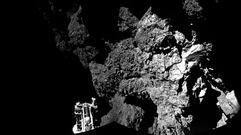 Imagen capturada por Philae