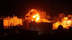 Los bombardeos israel�es sobre la ciudad de Gaza comenzaron mientras Netanyahu estaba en EE.UU.