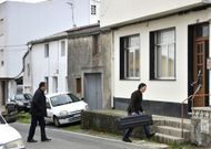 En la foto, la vivienda en la que se cometi� el crimen. 