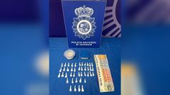 La Polic�a Nacional incaut� en Lugo coca�na y dinero en efectivo