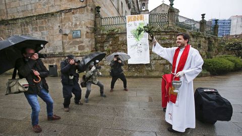 Bendicin virtual del Domingo de Ramos desde la Ferrera