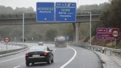El �nico tramo desdoblado por ahora en autov�a es el de A Pobra de San Xiao a Sarria