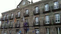 Fachada de la Casa do Concello de Guitiriz