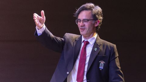 Fernando Fraga, director de la Banda de Música de Cee