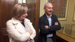 Mariv� Monteser�n y Luis Noguera.La alcaldesa de Avil�s, Mariv� Monteser�n, y Luis Noguera