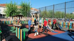 El proyecto del parque de Agro da Vella, en O Milladoiro, seguir� al de la Praza de Chav�an (Bertamir�ns), en una imagen de archivo