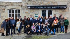 En Cervo, los participantes en el �fam trip� participaron en una comida con el alcalde, Alfonso Villares