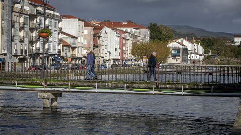 La subida de la marea fue muy notable en Noia