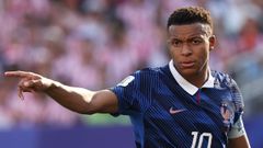 Kylian Mbapp�, durante el partido ante Paraguay.
