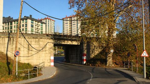 Paso inferior de la calle Ram�n Puga, de acceso a Barroc�s