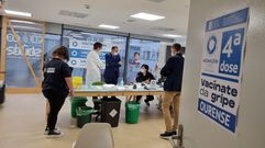 El punto de vacunaci�n en la ciudad est� en el CHUO.