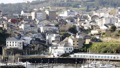 Vista de Ribadeo desde Castropol