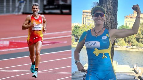 Alberto Surez y Vernica Rodrguez, los deportistas paralmpicos asturianos en Pars