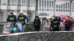 La caminata Lugo en marcha por Valencia, en imgenes