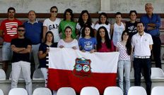 El Estradense de f�tbol sala femenino se present� en agosto.