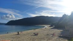 La playa del Porto de Bares, sin vigilantes igual que la de Esteiro