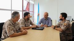 Vicente Mario se reuni con Carlos Ramonell, Ricardo Villena y Gonzalo Pita.