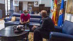 Reuni�n de Jos� Manuel Baltar con Benito Bouzada.