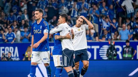 Las mejores im�genes del Real Oviedo ante el Real Madrid