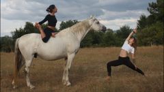 Sesi�n de terapia con animales en Ardai