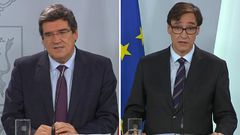 Los ministros Escriv� e Illa, en rueda de prensa
