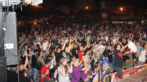 Uno de los conciertos de la primera edición del Festival do Paradiso, la que se celebró en el año 2012