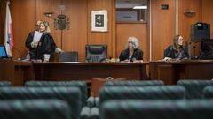 Imagen de archivo de un proceso judicial en la Audiencia de Cantabria.