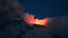 La espectacular erupci�n del Etna