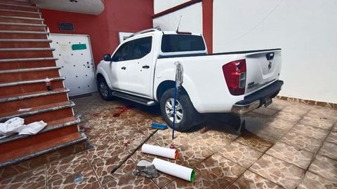 Lugar de Zit�cuaro donde fue asesinado a balazos el periodista Roberto Toledo, en el estado mexicano de Michoac�n.