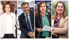 Carmen Mar�n (PSdeG), Rom�n Rodr�guez (PP), Ana Miranda (BNG) y Ana Pastor (PP), concurrir�n en los �ltimos puestos de candidaturas locales este 28M.