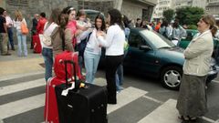 Imagen de archivo de alumnos de las becas a su vuelta de su estancia en Norteam�rica