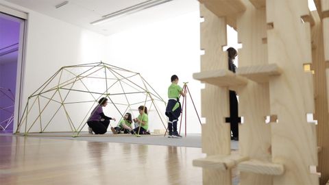 Zona de juegos de Argallar en el Museo Marco de Vigo
