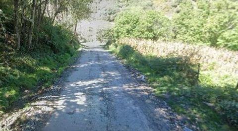 Foto de la carretera anterior a los desprendimientos provocados por las riadas.