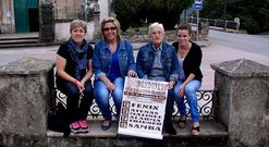 Marisol Pi�eiro,  Bea Paz, Amparo Pernas y Nati Arias, la comisi�n de Os Remedios.