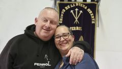 Manuel Trasmonte y Vicky Permuy, protagonistas de la pedida de mano viral de esta Semana Santa en Ferrol.