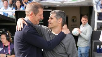 Ramis e Hidalgo se saludan en El Plant�o