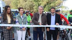 El delegado territorial de la Xunta, Manuel Pardo, asisti al acto de inauguracin de las Marchas Ciclistas Unificadas, Special Olympics Galicia