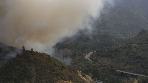 Incendio en Quiroga