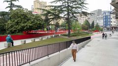 Tramo peatonal de la calle Alcalde Puga y Parga