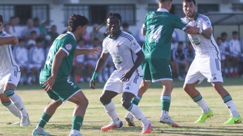 David Ose jug� con el Racing el partido amistoso frente al Coruxo