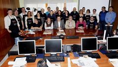 Los integrantes de la iniciativa Carballo por Etapas.