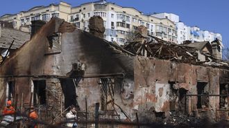 Ataque de un misil en una zona residencial de Odesa, en Ucrania