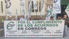 Trabajadores de Correos reclaman el cumplimiento de los acuerdos