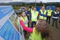 La ingeniera explic� las obras, que estar�n acabadas a mediados de octubre. 