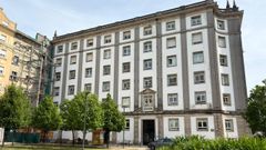 El ambulatorio de la plaza de Espa�a, en Ferrol, fue uno de los afectados