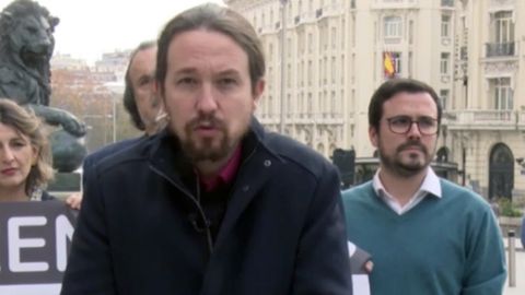 Pablo Iglesias y Alberto Garzn